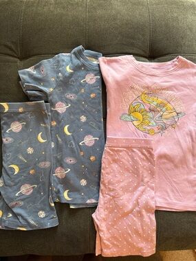 Cosmic Dreamer Kids' Pajama Set - Pink & Blue